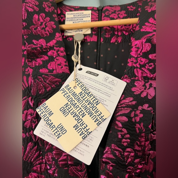 Baum und Pferdgarten Pink Abee Lurex Flower Dress - Picture 4 of 12